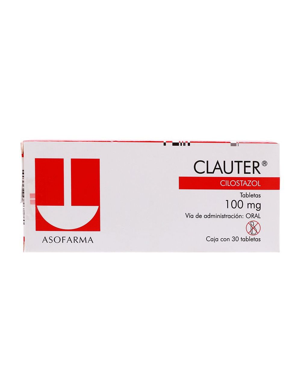 Clauter 100 mg Caja Con 30 Tabletas