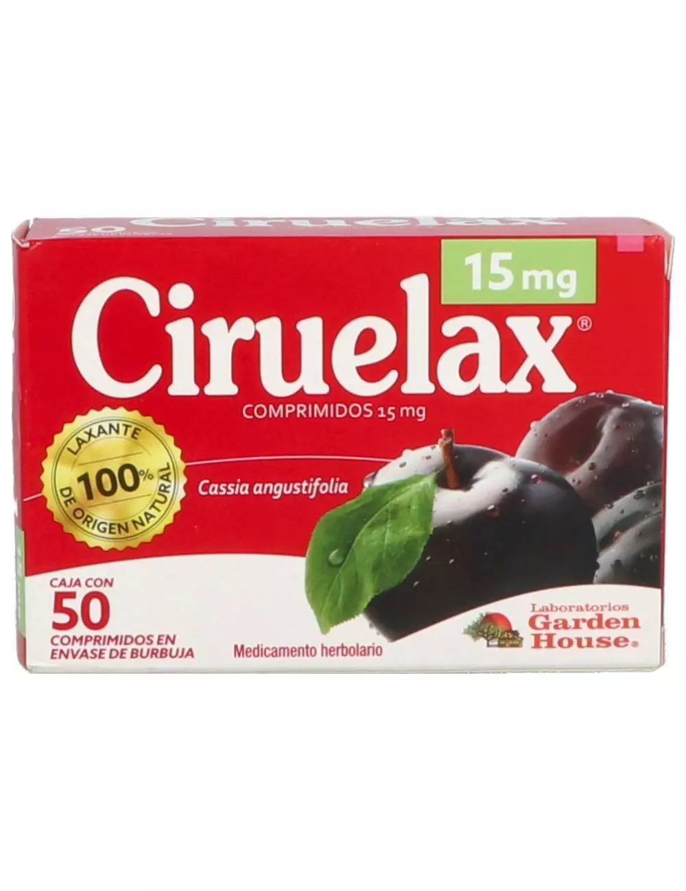 Ciruelax Caja Con 50 Comprimidos