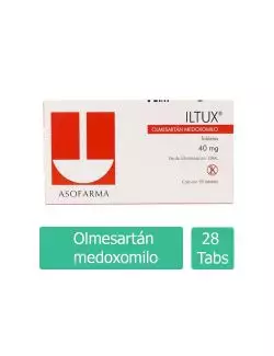 ILTUX® (Olmesartán medoxomilo 40 mg) | 28 Tabletas | ASOFARMA