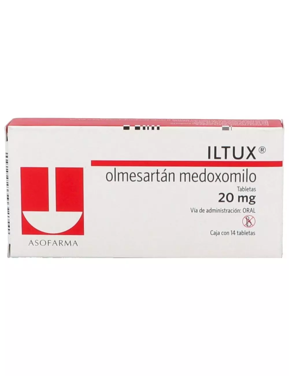 ILTUX 20 mg Caja Con 14 Tabletas