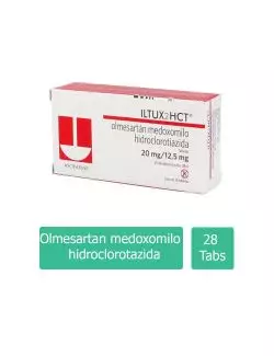 ILTUX2 HCT® 20 mg/12.5 mg - 28 Tabletas | Olmesartán medoxomilo/Hidroclorotiazida | ASOFARMA