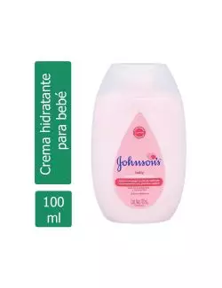 CREMA JOHNSONS BABY LÍQUIDA FRASCO CON 100 ML