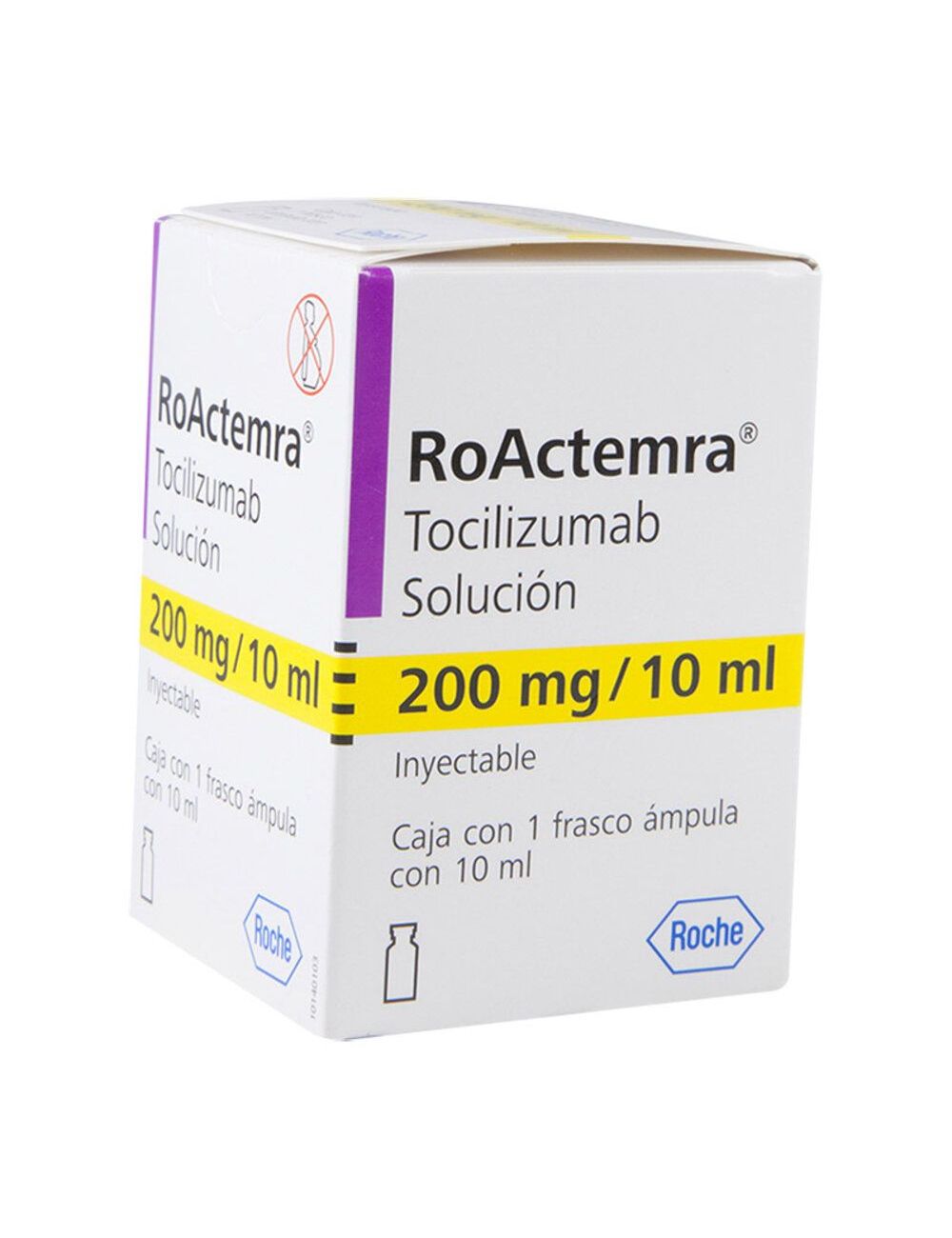 RoActemra® (Tocilizumab) 200 mg/10 ml - 1 Frasco Ámpula - Roche - RX3