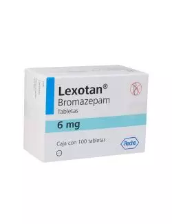 Lexotan® 6 mg (Bromazepam) - 100 Tabletas - Roche - RX1
