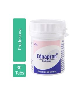 Ednapron 20 mg Frasco Con 30 Tabletas