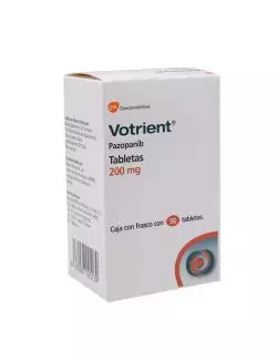 Votrient® 200 mg (Pazopanib) - 30 Tabletas - GlaxoSmithKline