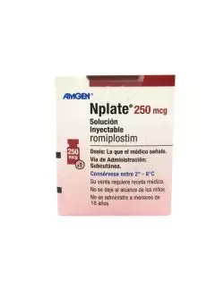 Nplate® 250 mcg (Romiplostim) - Frasco Ámpula- Amgen - Rx3