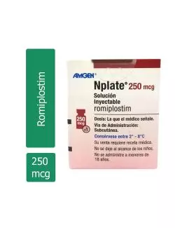 Nplate® 250 mcg (Romiplostim) - Frasco Ámpula- Amgen - Rx3