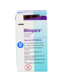 Mimpara® 30 mg (Cinacalcet) - Caja con 30 Tabletas | Amgen