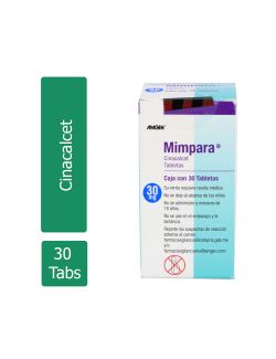 Mimpara 30 mg Caja Con Frasco Con 30 Tabletas