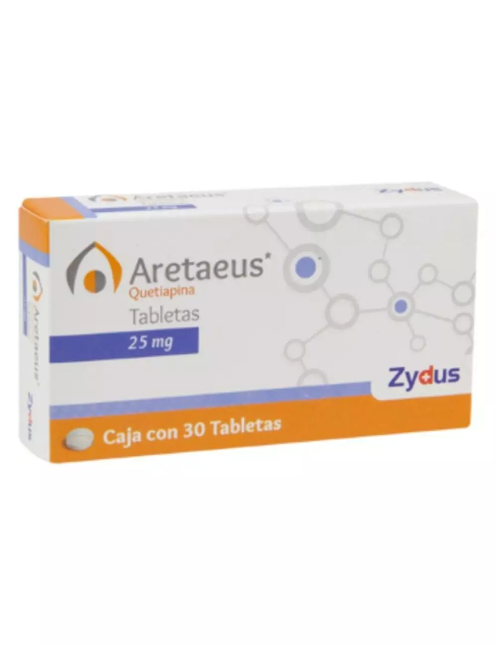 Aretaeus 25 mg Caja Con 30 Tabletas