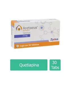 Aretaeus 25 mg Caja Con 30 Tabletas