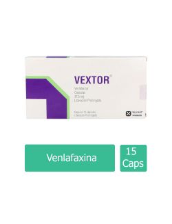 Vextor 37.5 mg Caja Con 15 Cápsulas De Liberación Retardada
