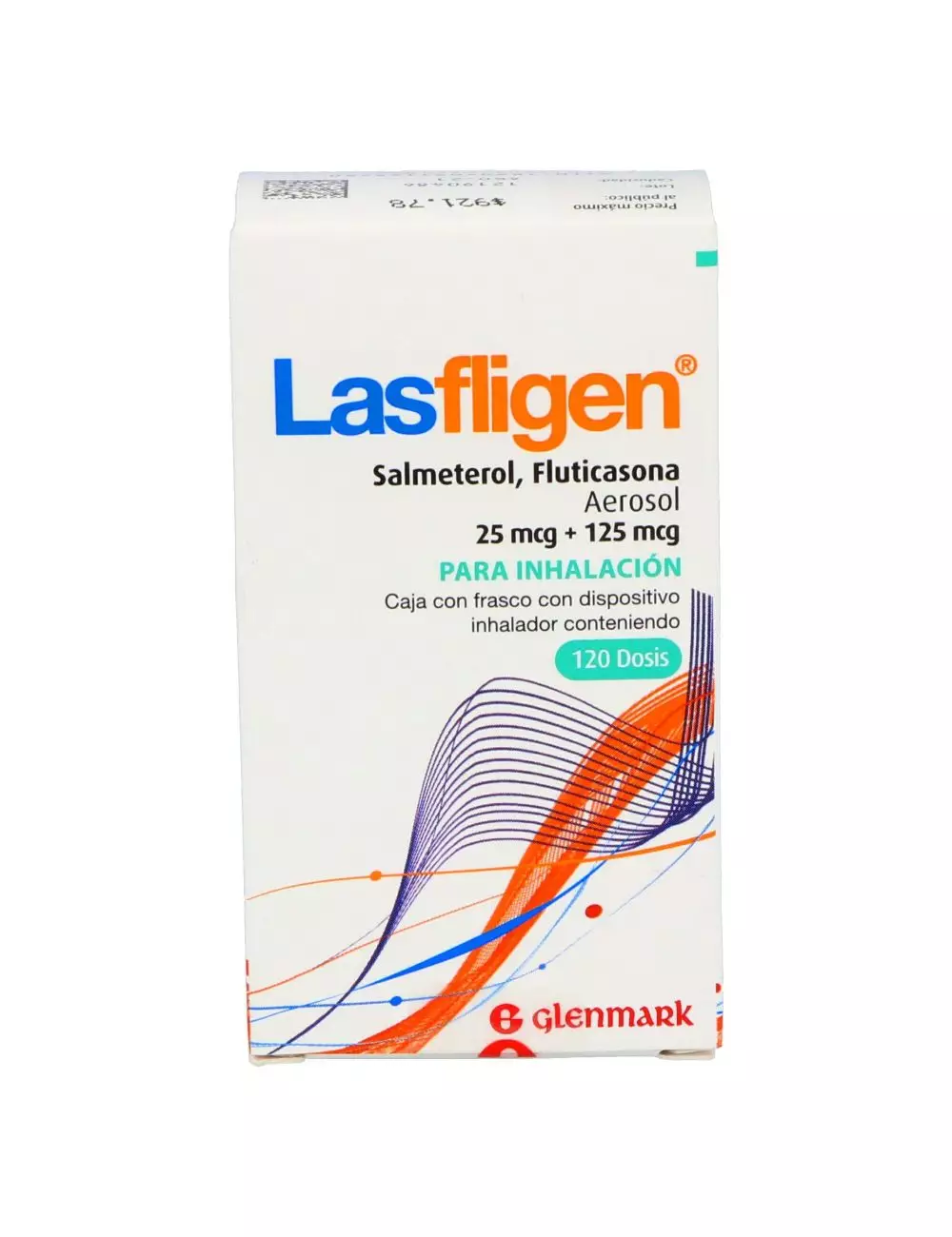 Lasfligen 25 Mcg /125 Mcg Caja Con Frasco Con Dispositivo Inhalador Con 120 Dosis