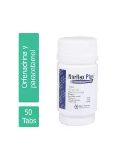 Norflex Plus 450mg/ 35mg Frasco Con 50 Tabletas