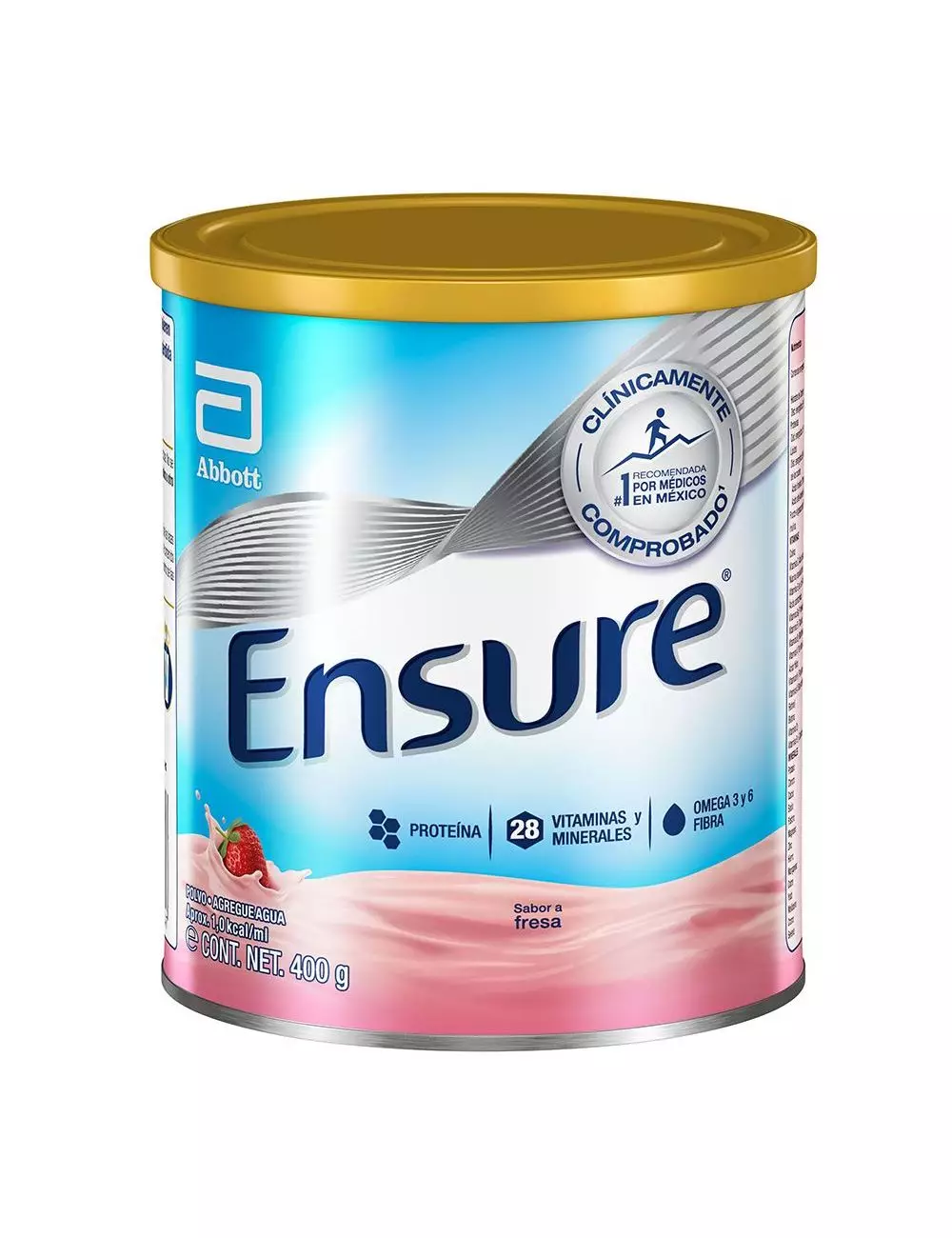 FRM-Ensure Polvo Lata con 400g Sabor Fresa