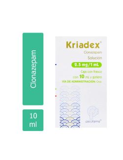 KRIADEX 2.5 MG./ 1 ML. GTS. C/10 ML. - RX1