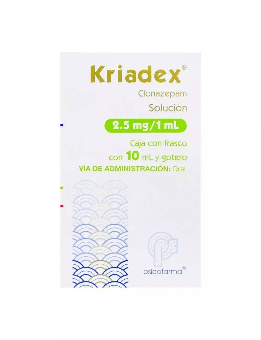 KRIADEX 2.5 MG./ 1 ML. GTS. C/10 ML. - RX1