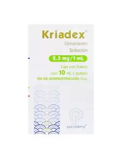 KRIADEX 2.5 MG./ 1 ML. GTS. C/10 ML. - RX1