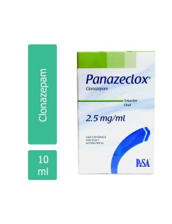 Panazeclox 2.5 mg/mL Solución Oral Gotero Con 10 mL - RX1