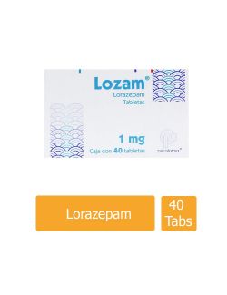 LOZAM 1 MG C/40 TAB. - Rx1