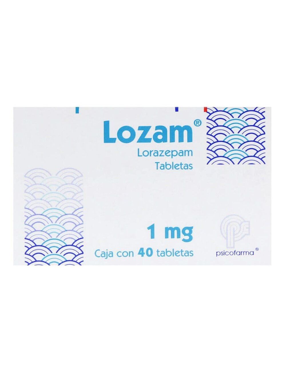 LOZAM 1 MG C/40 TAB. - Rx1