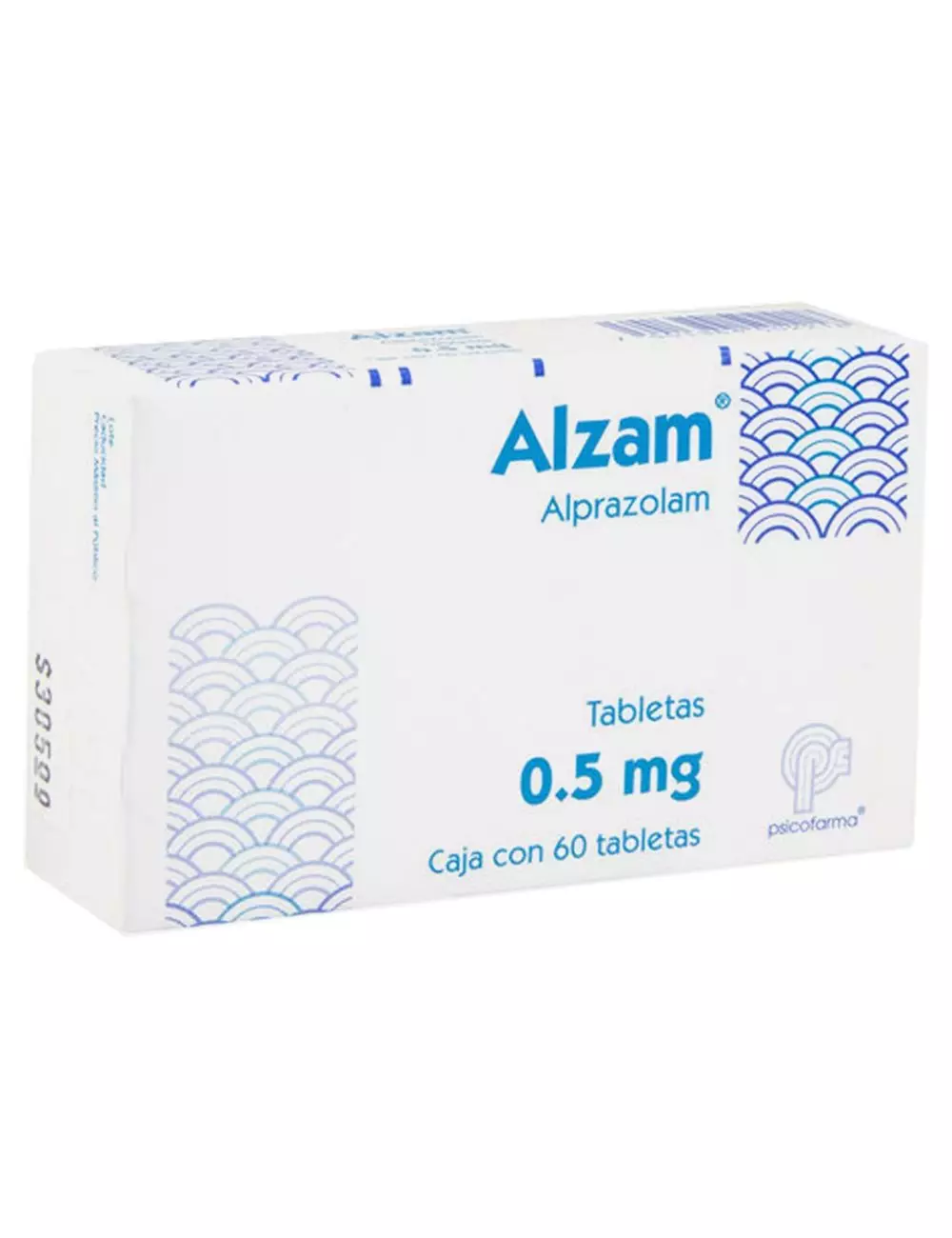 Alzam 0.50 mg Caja Con 60 Tabletas - RX1