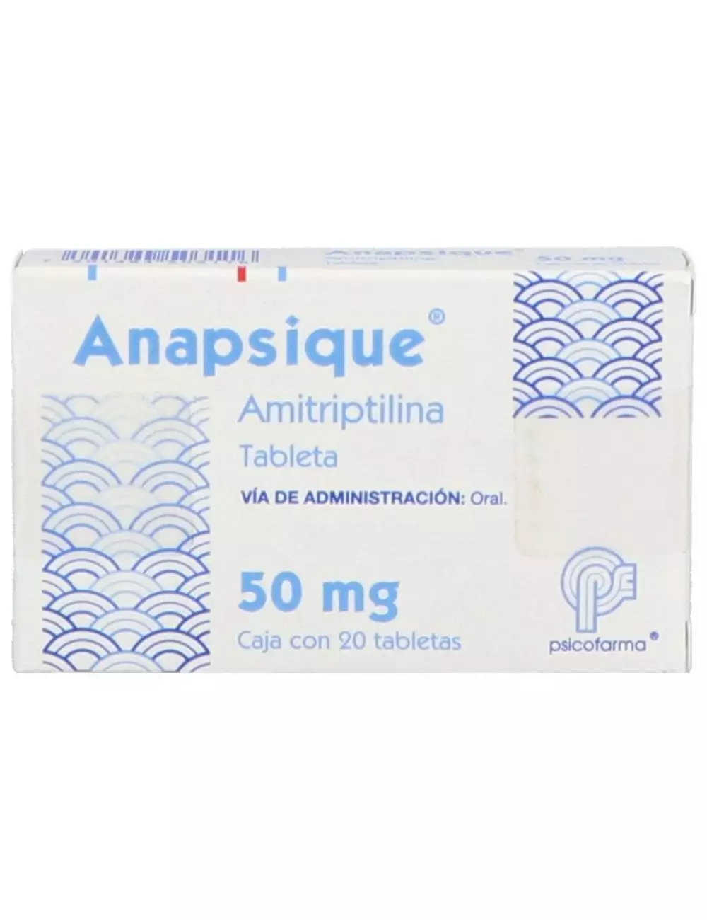 Anapsique 50 mg Caja Con 20 Tabletas - RX1