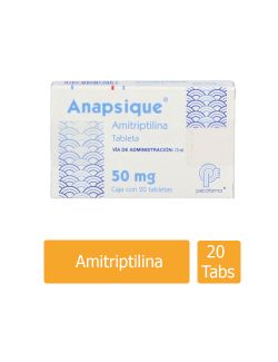 Anapsique 50 mg Caja Con 20 Tabletas - RX1