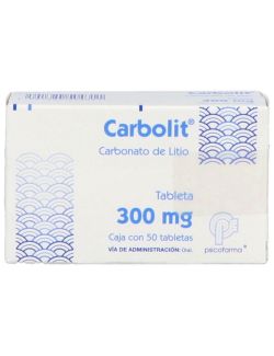 Carbolit 300 mg Caja Con 50 Tabletas - Rx1