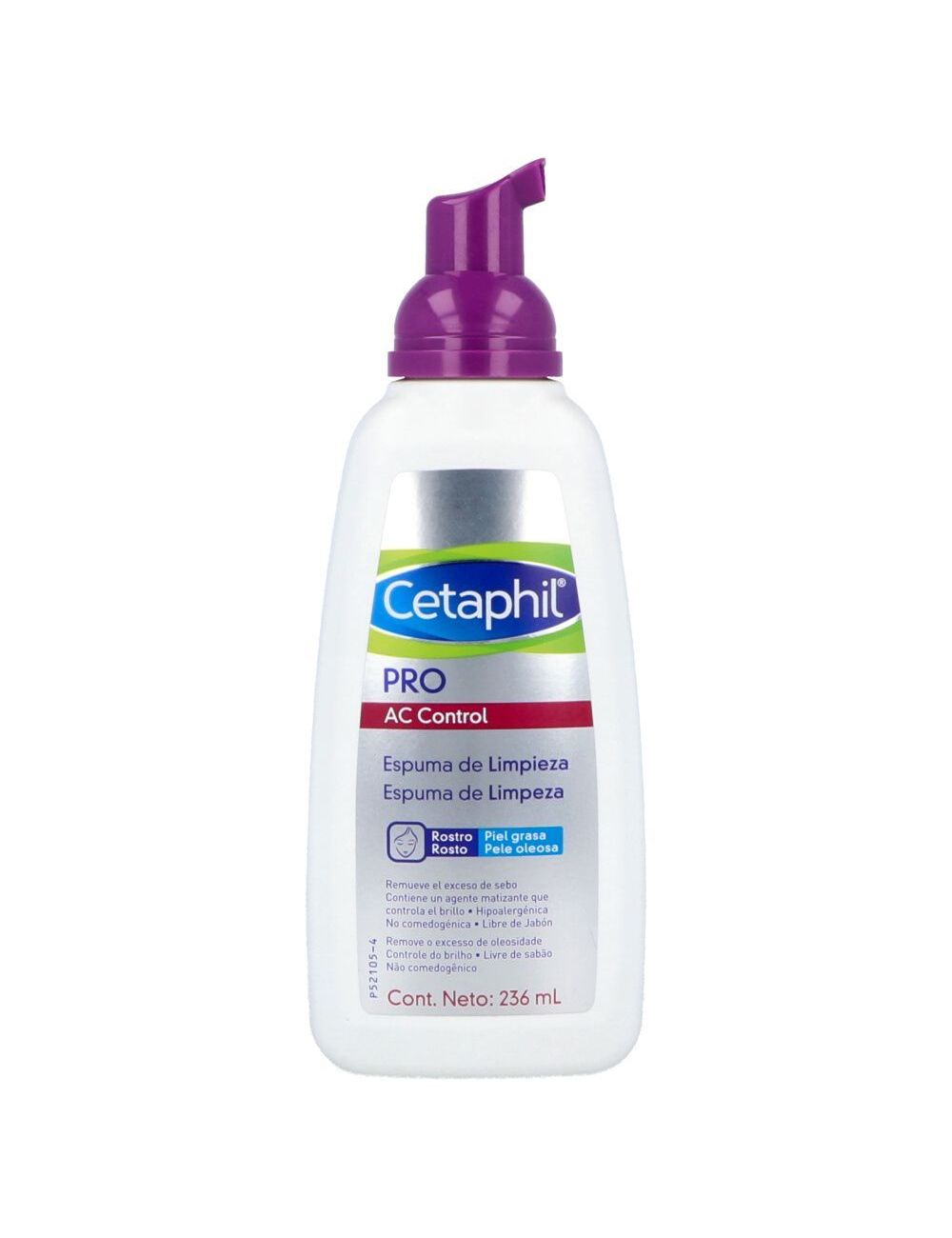 Cetaphil Espuma Frasco Con 236 mL