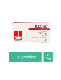 Eligard 22.5 mg Solución Inyectable Caja con 2 Jeringas Prellenadas RX3