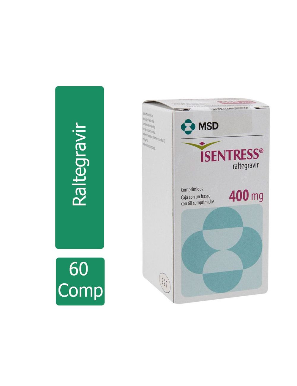 Isentress® 400 mg (Raltegravir) - 60 Comprimidos - Merck