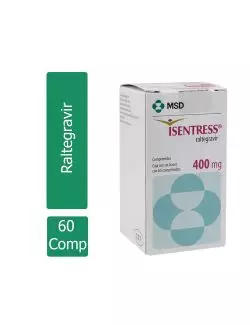 Isentress® 400 mg (Raltegravir) - 60 Comprimidos - Merck