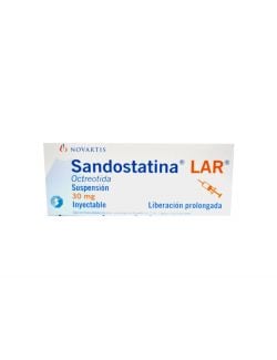 Sandostatina® LAR® 30 mg - 1 Frasco Ámpula | Octreótida | Novartis| RX3