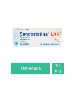 Sandostatina® LAR® 30 mg - 1 Frasco Ámpula | Octreótida | Novartis| RX3