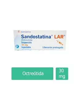 Sandostatina® LAR® 30 mg - 1 Frasco Ámpula | Octreótida | Novartis| RX3