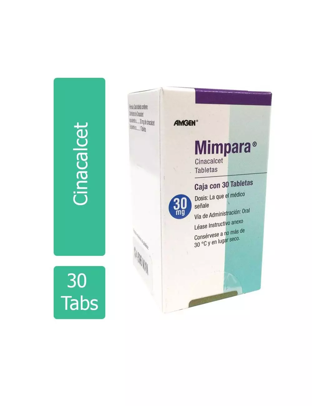 Mimpara® 30mg (Cinacalcet) - 30 Tabletas - Amgen