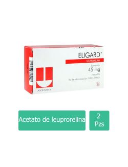 Eligard Suspensión 45 mg Inyectable Caja Con 2 Jeringas Prellenadas - RX3