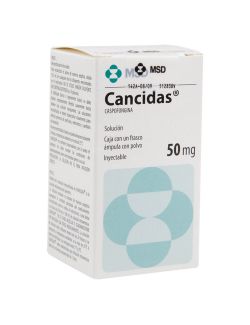 Cancidas 50 mg Caja con un Frasco Ámpula - RX3
