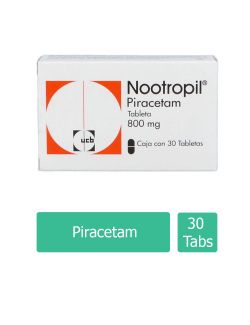 Nootropil 800 mg Caja Con 30 Tabletas