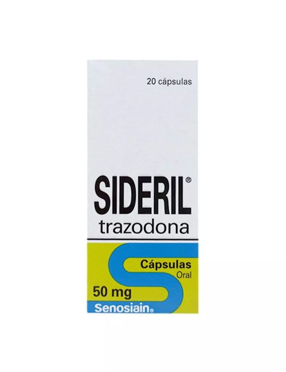 Sideril 50 mg Caja Con 20 Cápsulas