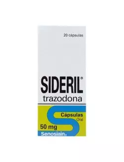 Sideril 50 mg Caja Con 20 Cápsulas