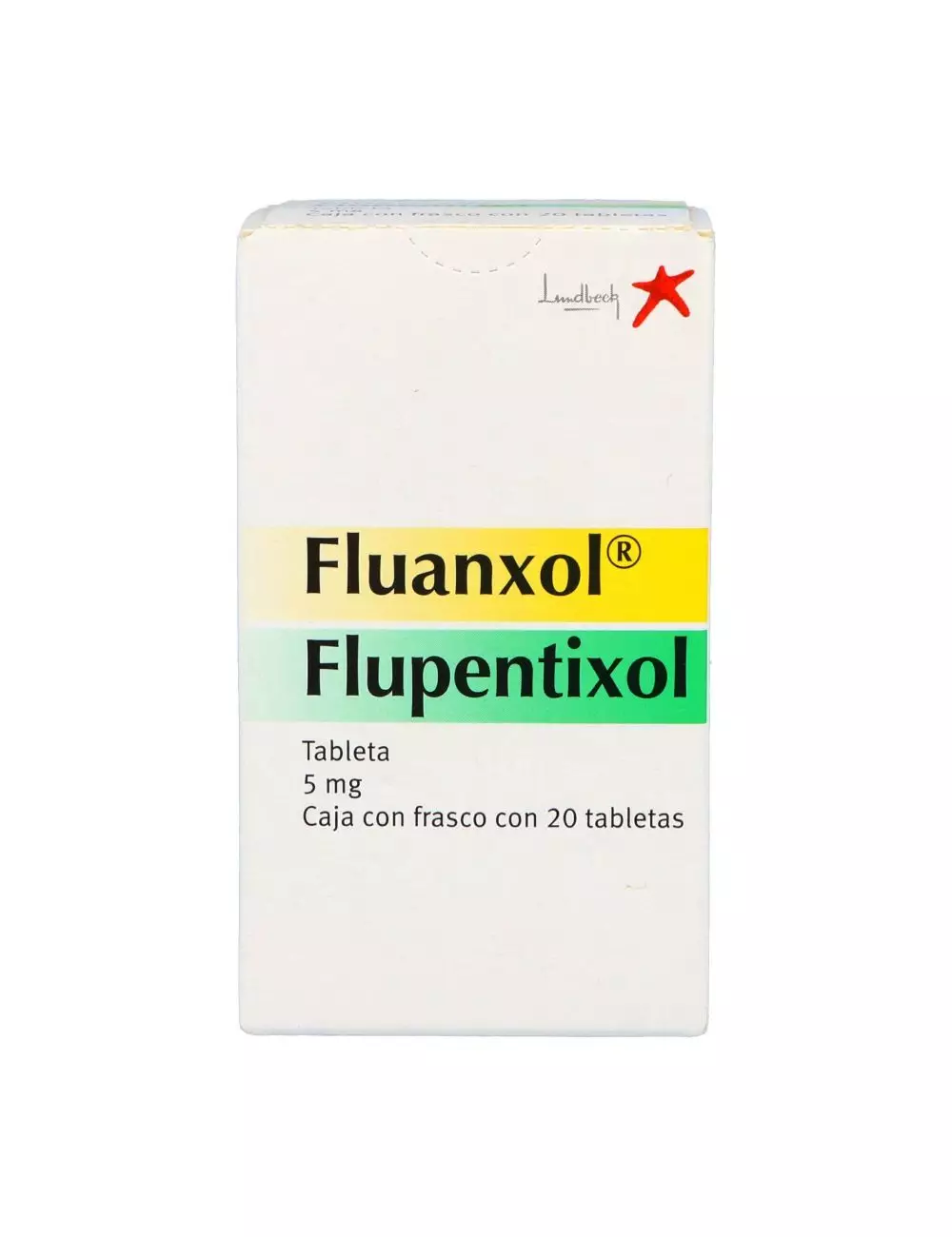 Fluanxol 5 mg Caja con Frasco con 20 Tabletas