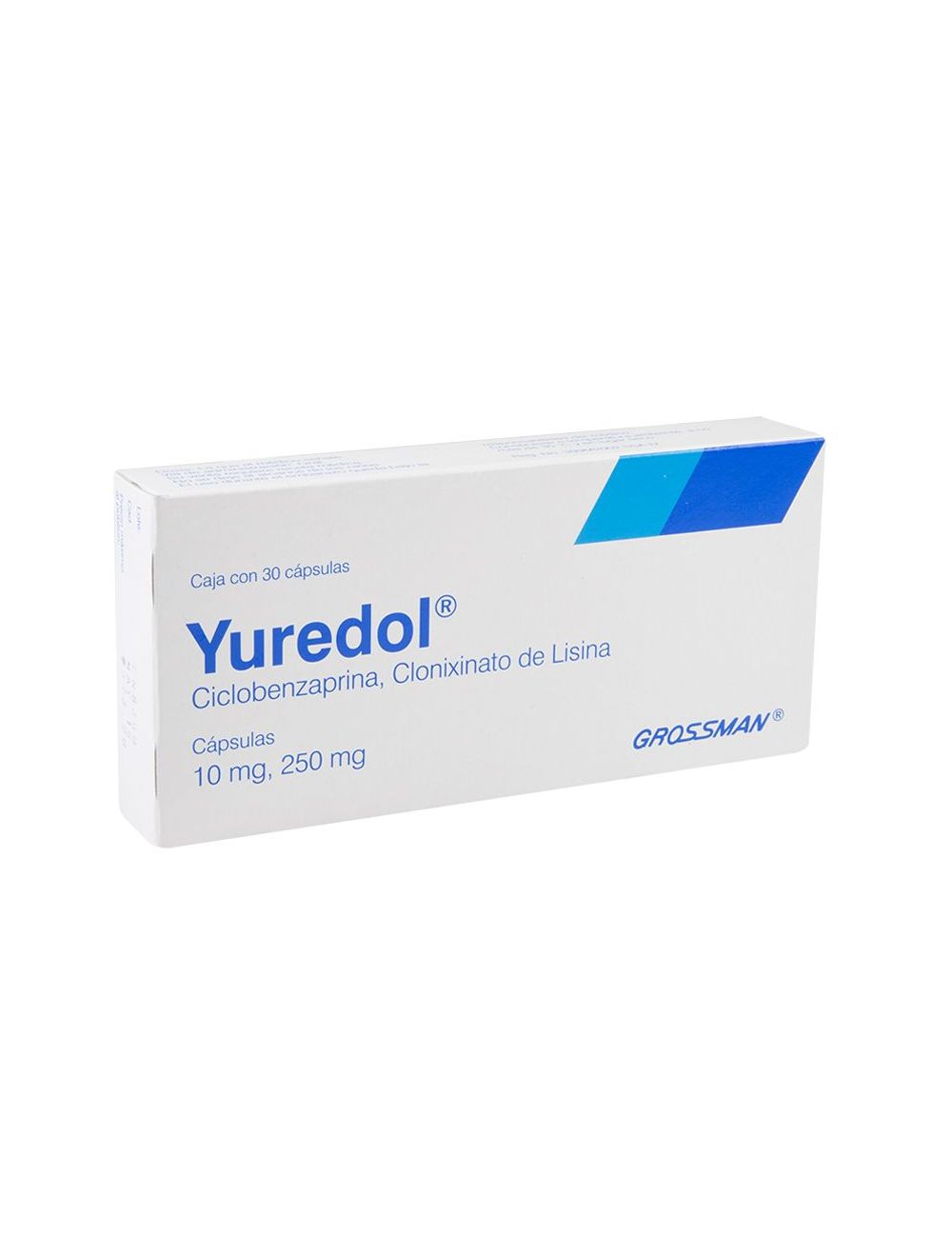 Yuredol 10 mg / 250 mg Caja Con 30 Cápsulas