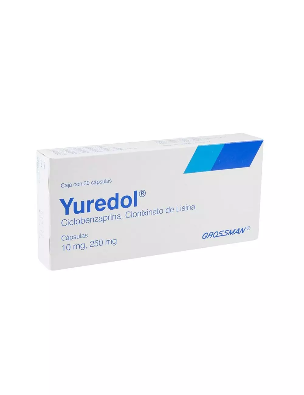 Yuredol 10 mg / 250 mg Caja Con 30 Cápsulas