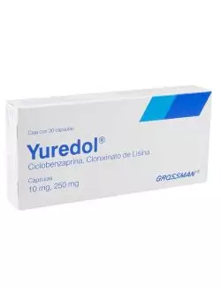 Yuredol 10 mg / 250 mg Caja Con 30 Cápsulas