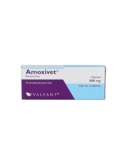 Amoxivet 500 mg Caja Con 12 Cápsulas - RX2