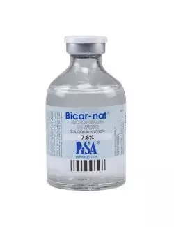 Bicar-nat Solución Inyectable 7.5% Con 1 Frasco Ámpula 50 mL