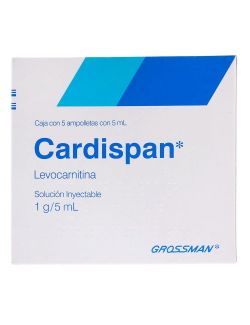 Cardispan 1g / 5 mL Caja Con 5 Ampolletas